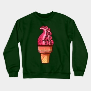 Tentacle Treat (pink ink) Crewneck Sweatshirt